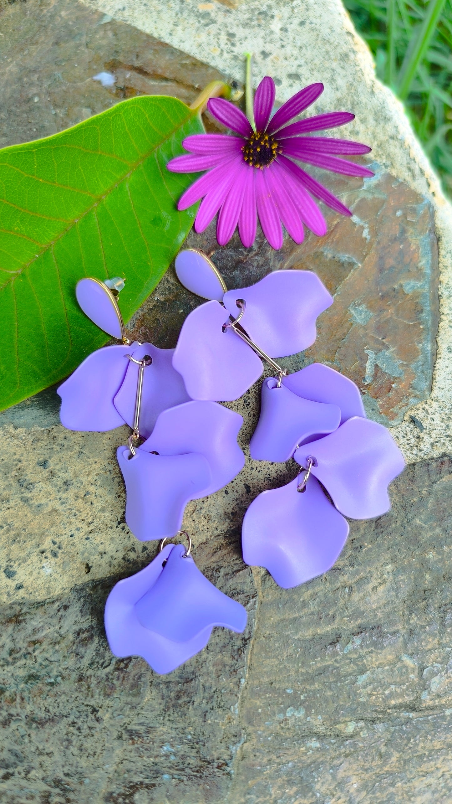 Pendientes Violeta