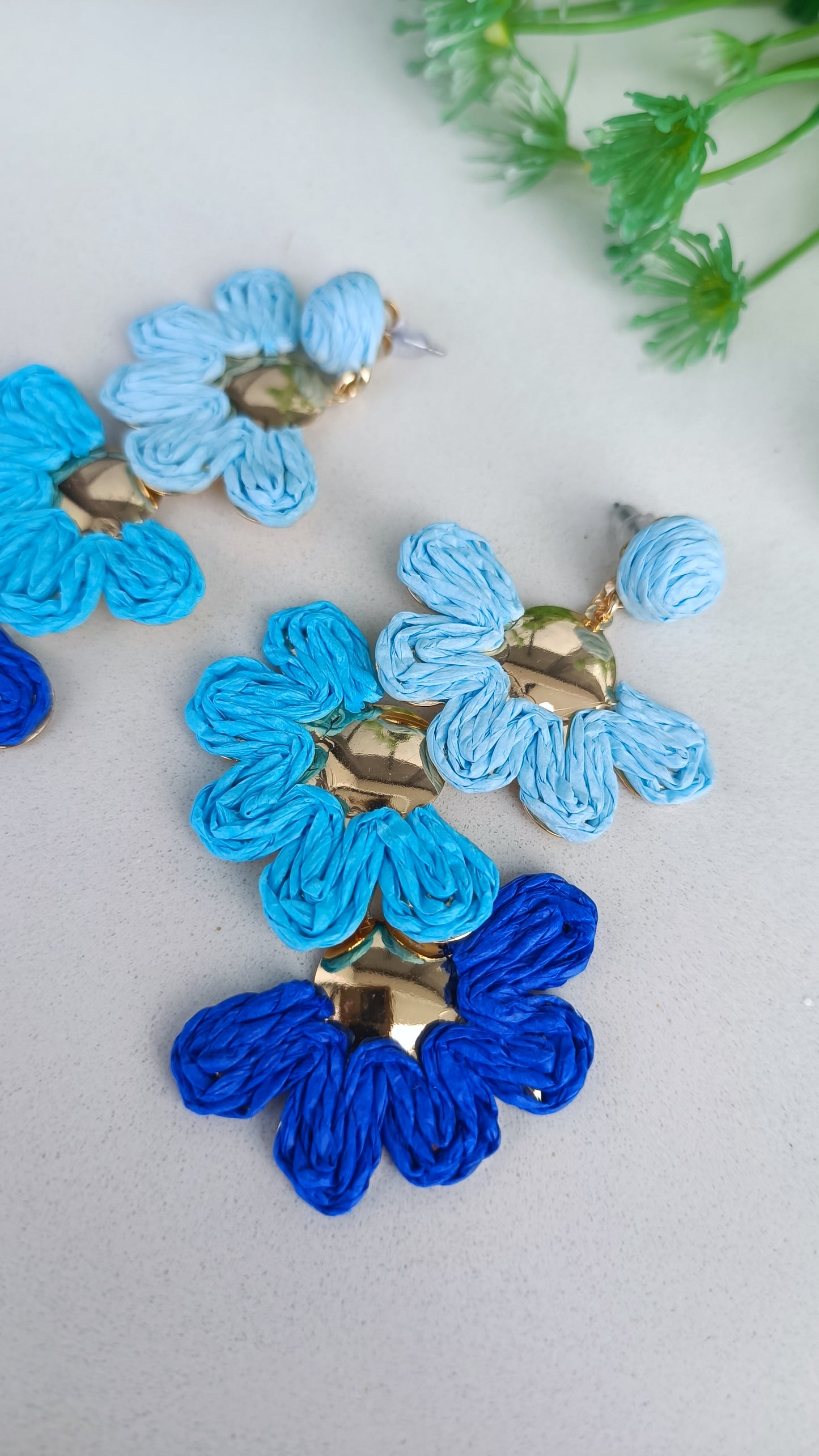 Pendientes Rafia