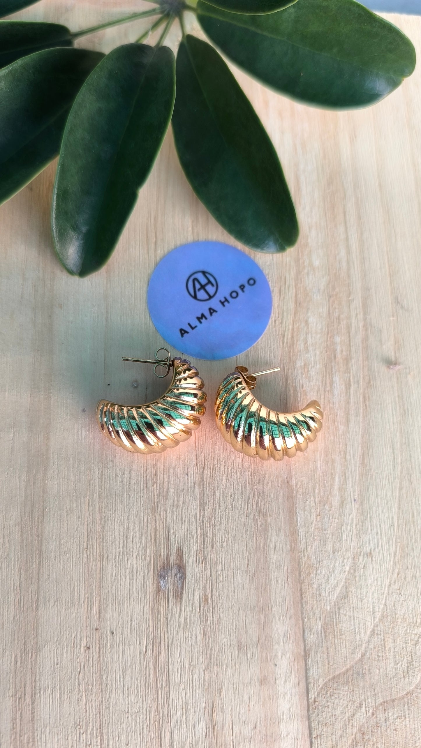 pendientes Croissant