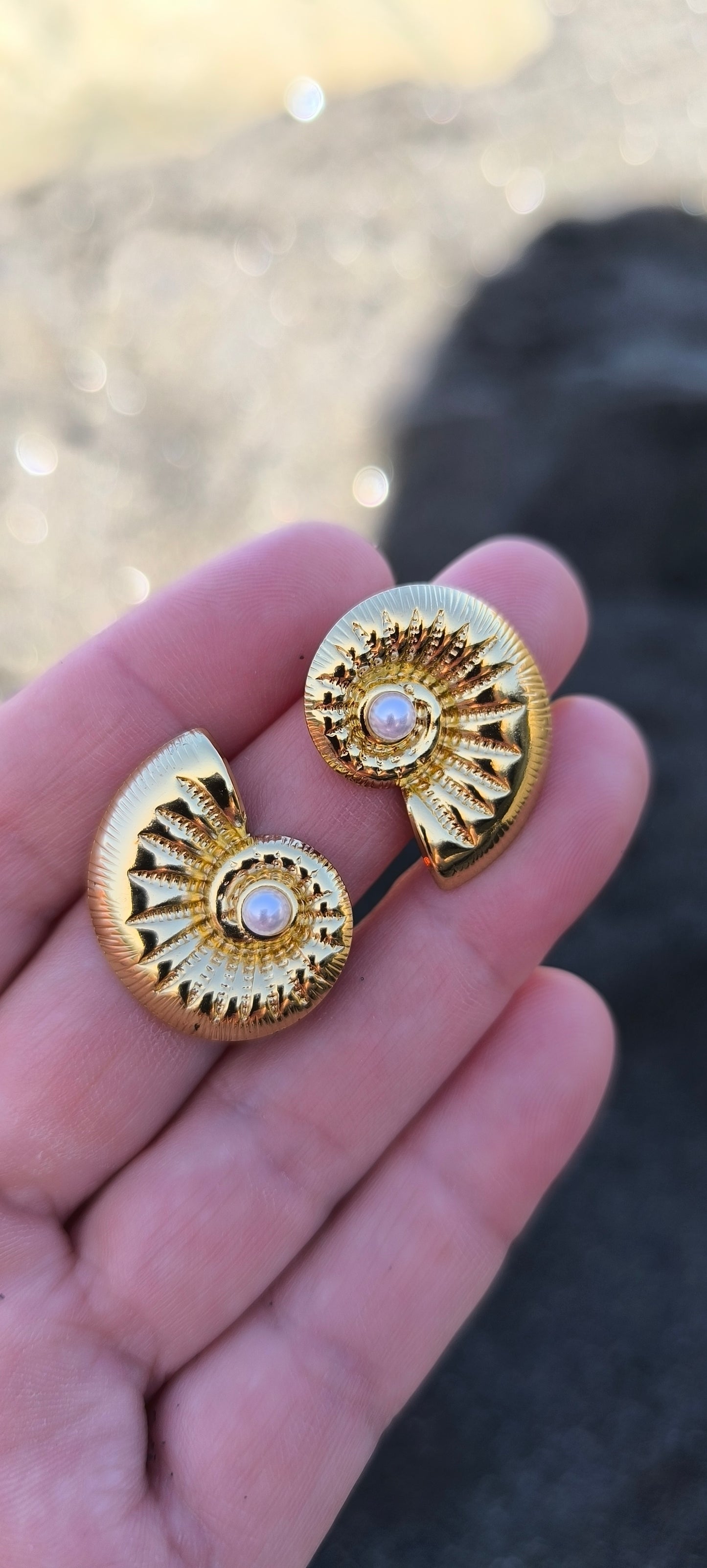 Pendientes Caracola