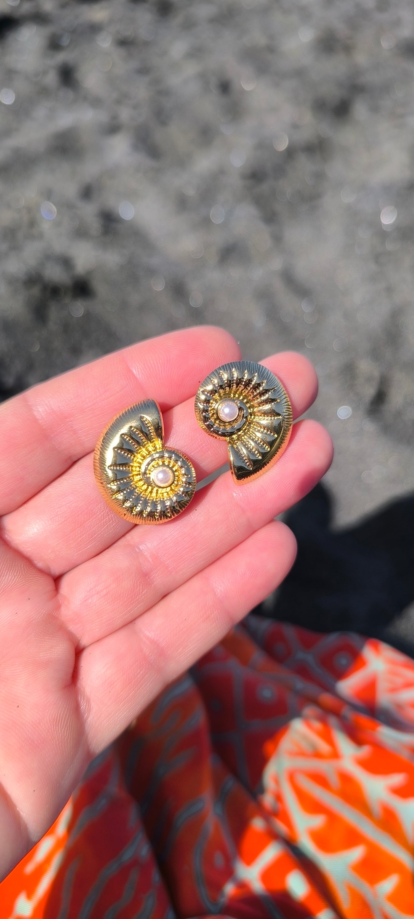 Pendientes Caracola