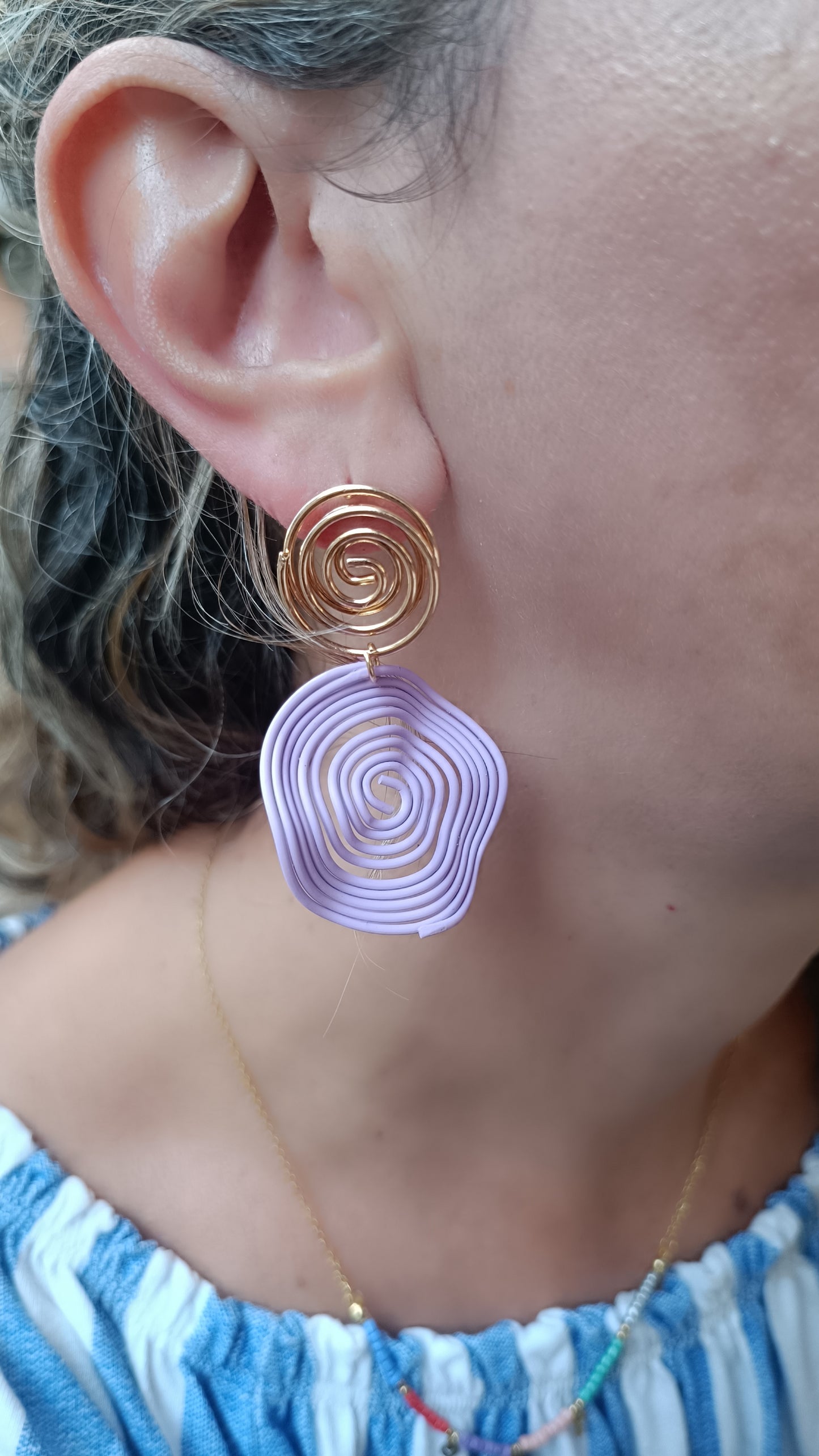 Pendientes Espiral