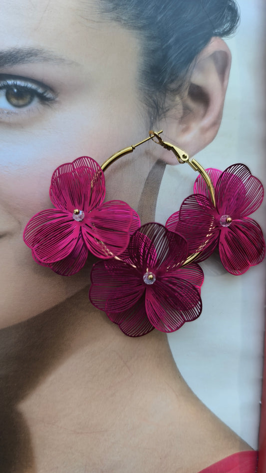 Pendientes Flor