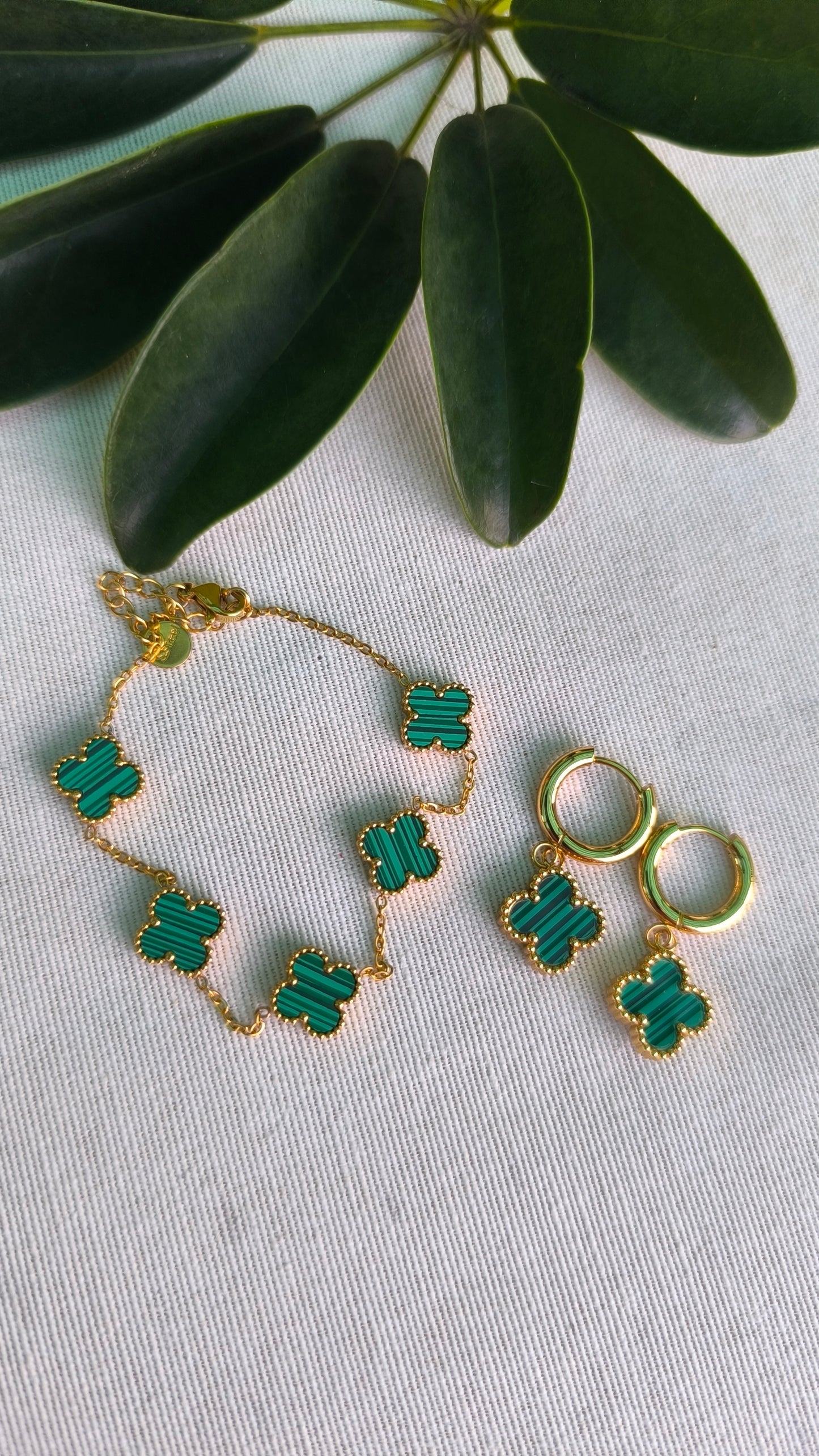 Conjunto Trébol Verde