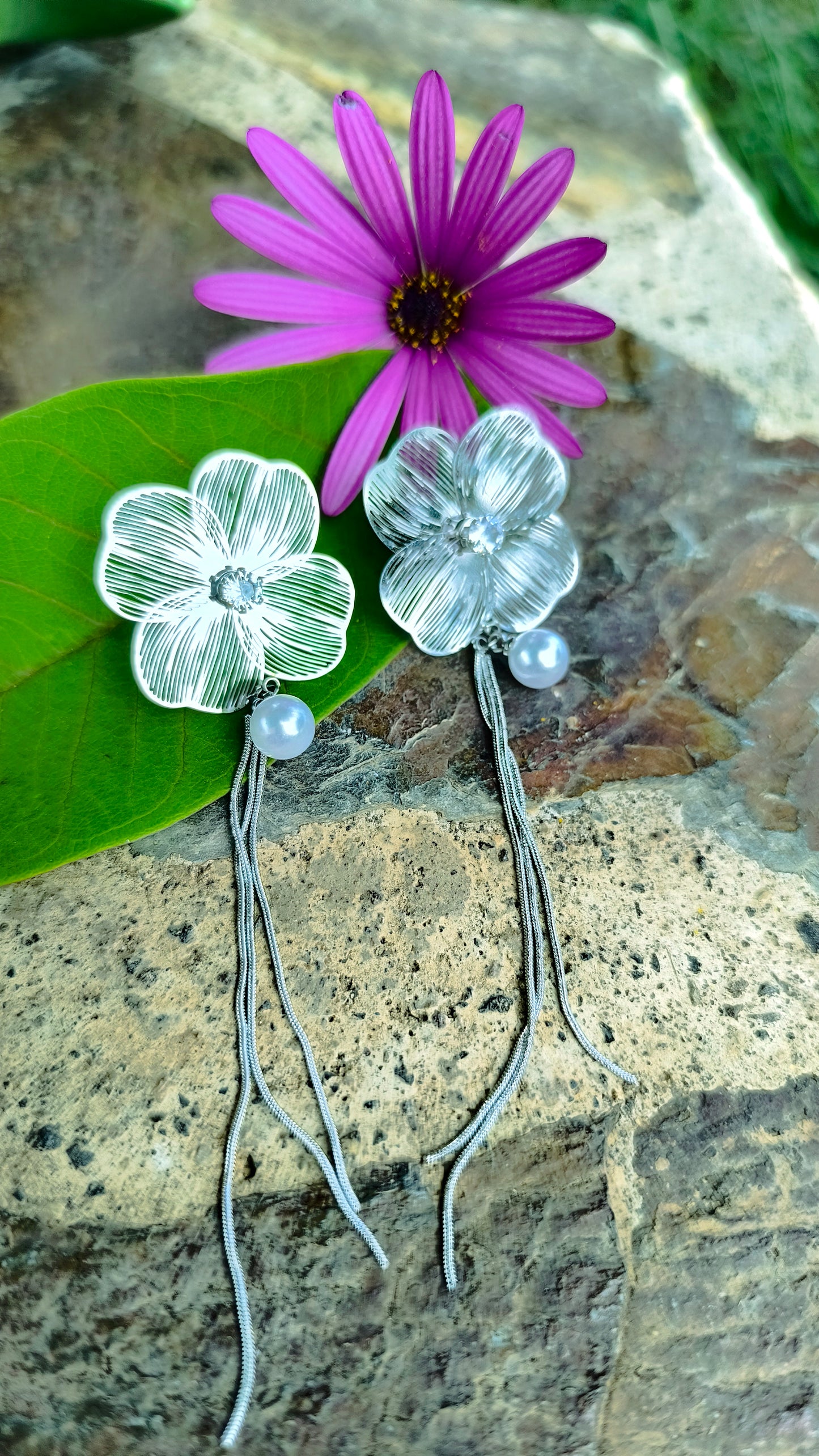Pendientes Flor